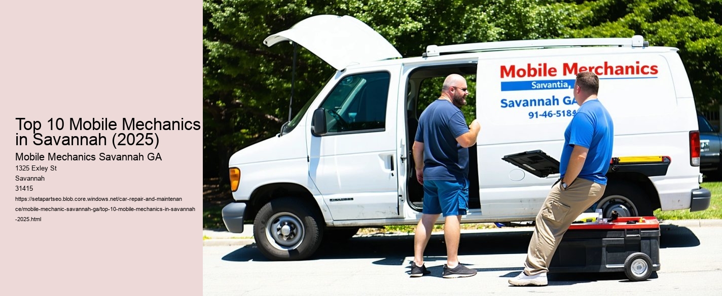 Top 10 Mobile Mechanics in Savannah (2025)